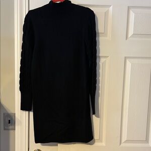 Stylish Black Women's sweater Dress